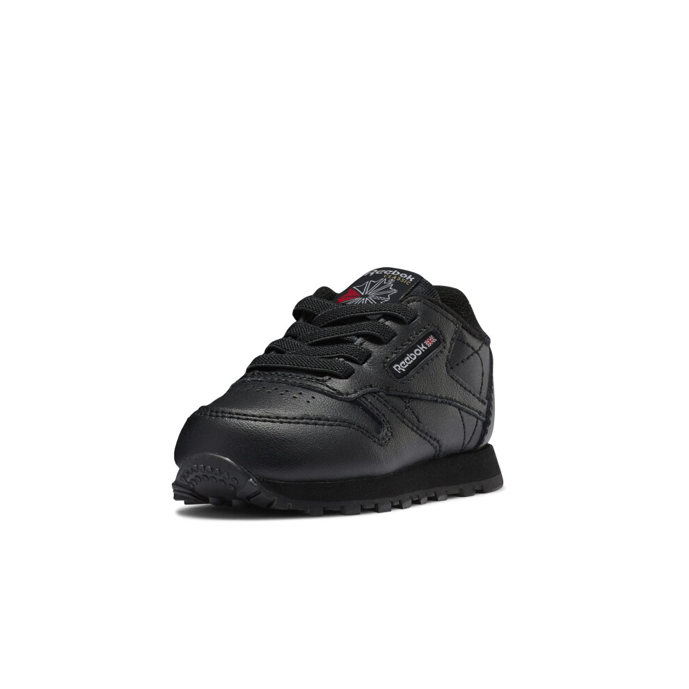 Reebok unisex baby Classic Leather Sneaker  Core Black  4.5 Infant US