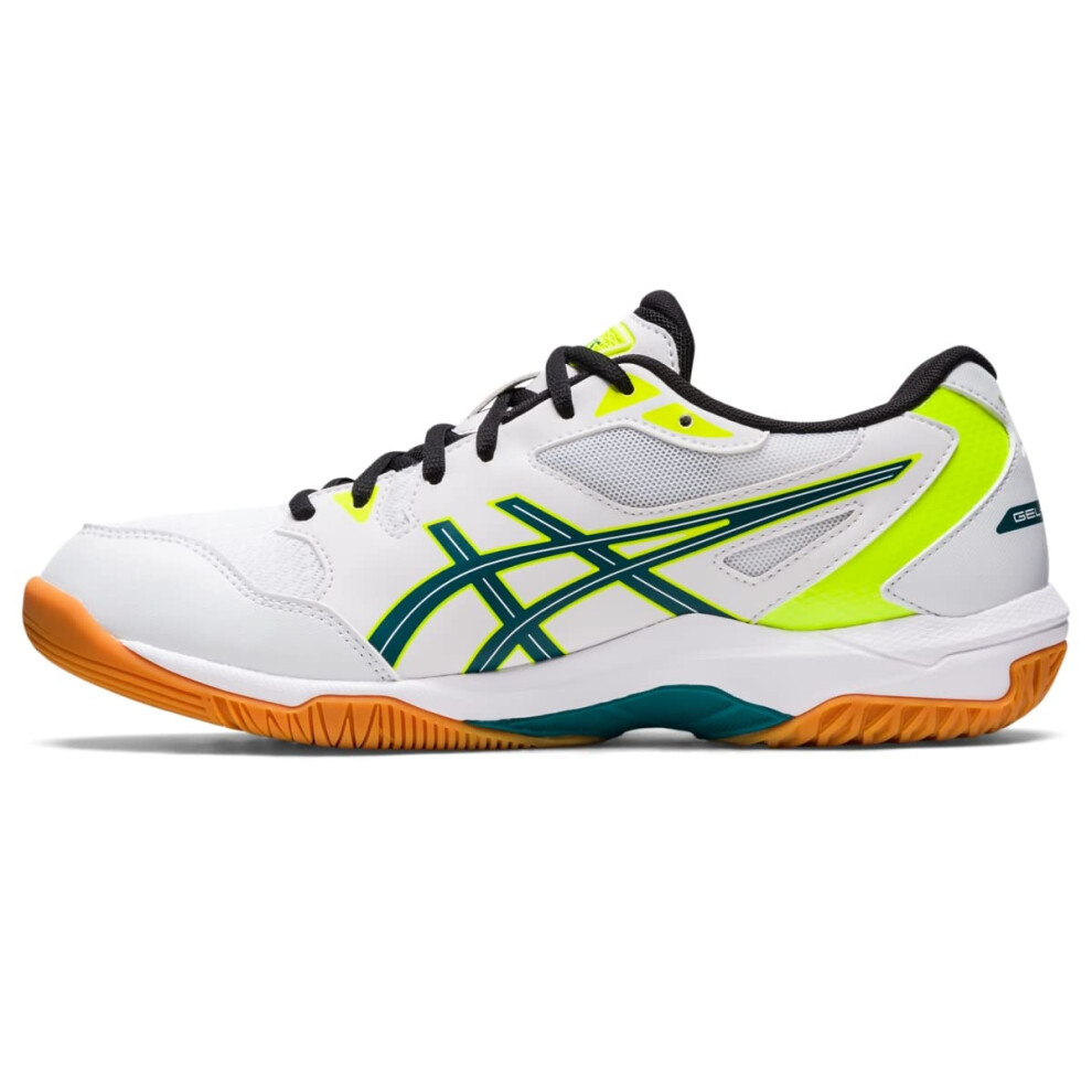 ASICS Men's Gel-Rocket 10 Volleyball Shoes  13  White/Velvet Pine