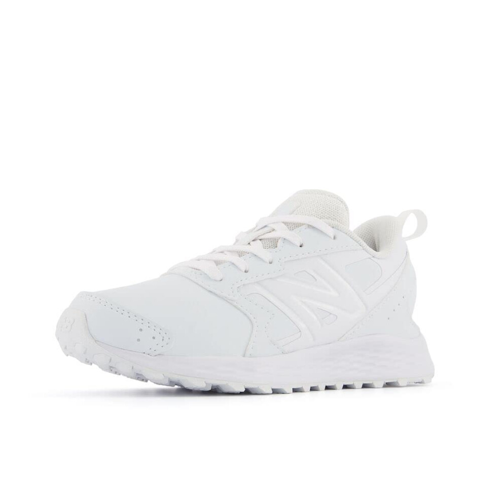 New Balance Kid's Fresh Foam 650 V1 Lace-up Running Shoe  White/White