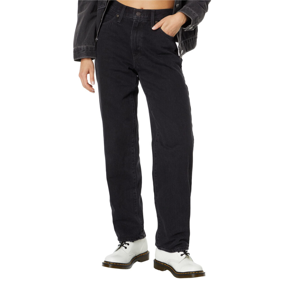 Levi's Womens 94 Baggy (Also Available In Plus) Jeans  Black Stonewash