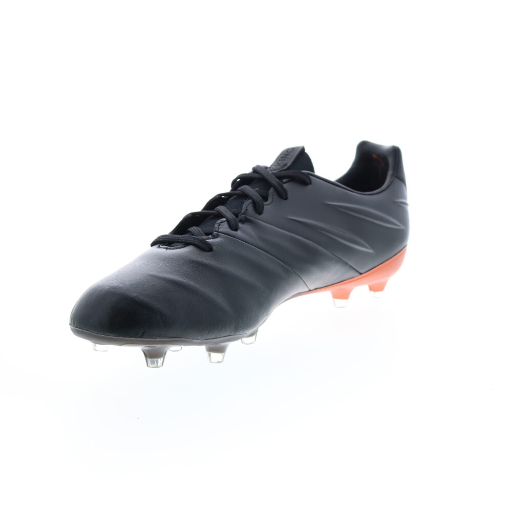 PUMA King Platinum 21 FG-AG - Black-Neon Citrus 10.5