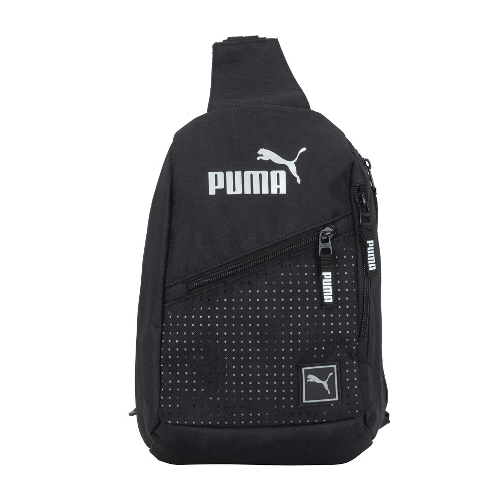 PUMA EVERCAT SIDEWALL SLING BACKPACK Black/Silver One Size