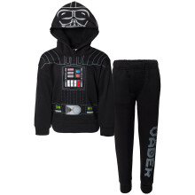 STAR WARS Darth Vader Jongens Fleece Pullover Hoodie & Broek Zwart 6