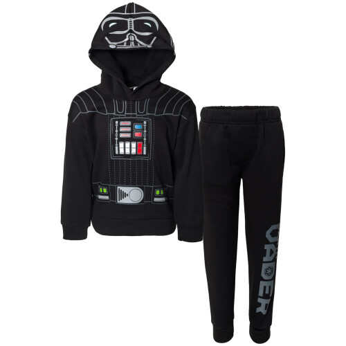 Star Wars STAR WARS Darth Vader Felpa e Pantaloni per Bambini Nero 6