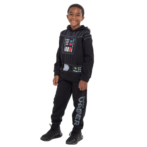 Star Wars STAR WARS Darth Vader Felpa e Pantaloni per Bambini Nero 6 1