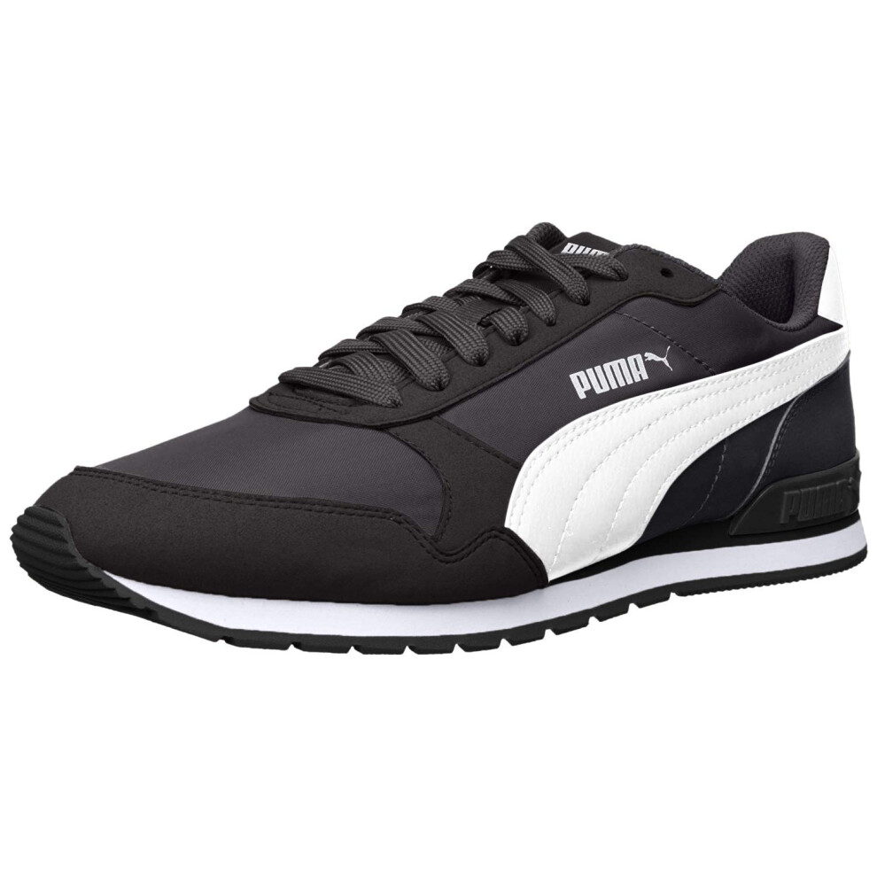 PUMA Men's ST RUNNER V2 HOOK AND LOOP Sneaker  Puma Black-Puma White