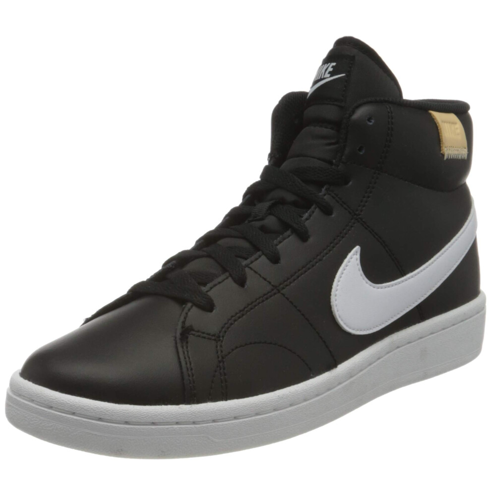 NIKE Men's Court Royale 2 MID Tennis Shoe  Black White Onyx  10