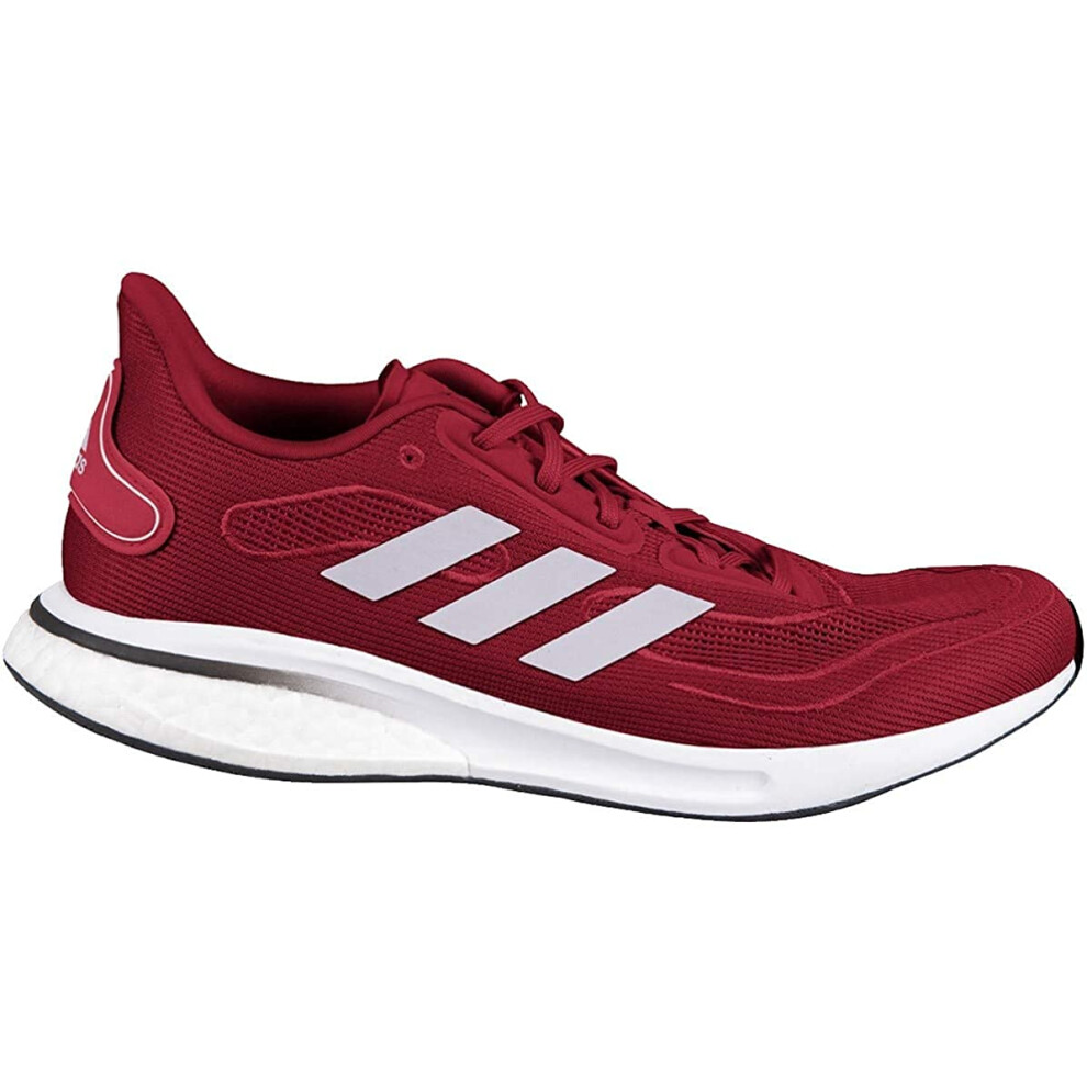 adidas New Supernova Mens Casual Running Shoes Size 9 Red/Silver/White