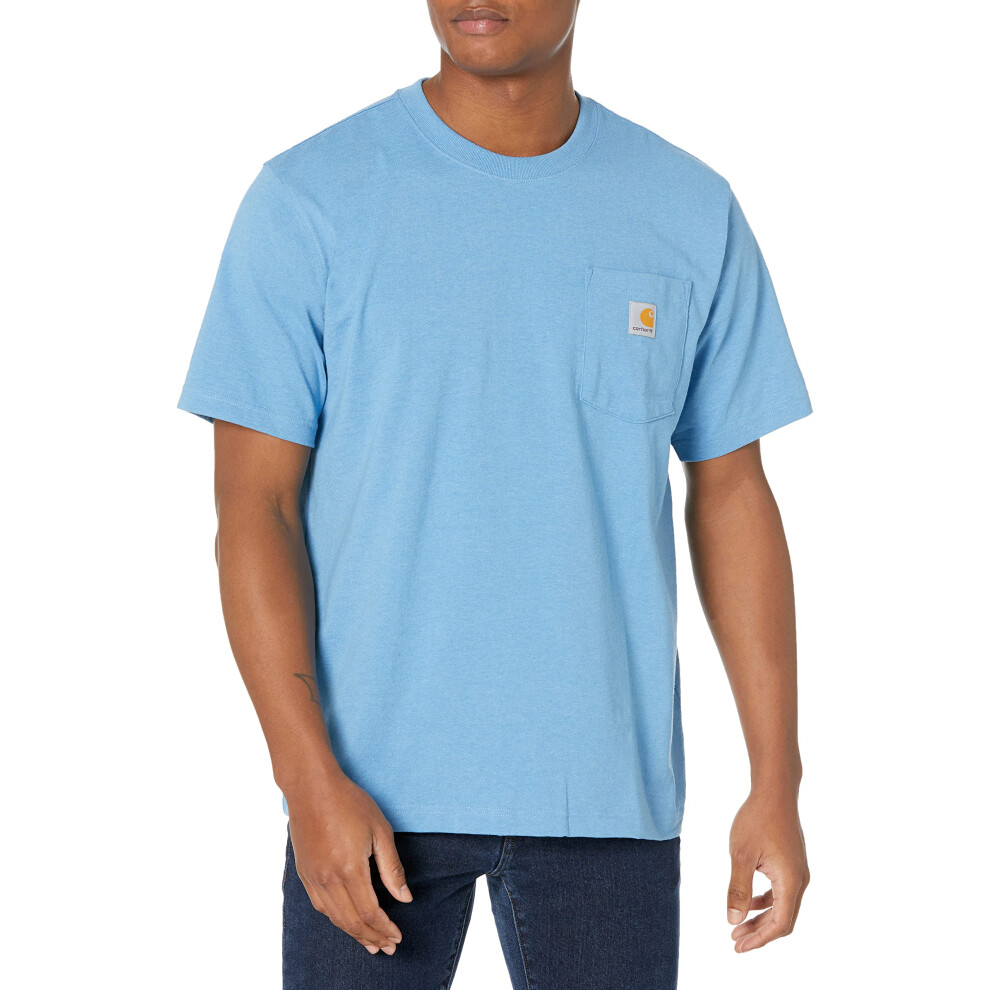 Carhartt mens Loose Fit Heavyweight Short-sleeve Pocket T-shirt K87 Wo