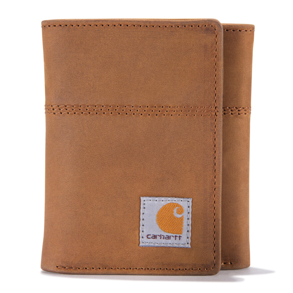 Carhartt Men's Casual Saddle Leather Wallets  Available in Multiple St