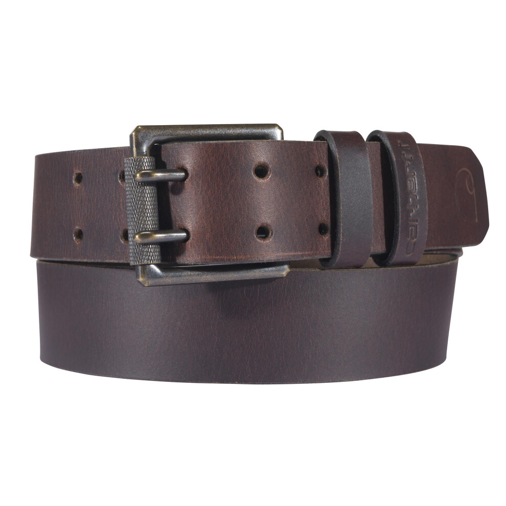 Carhartt Men's Double Prong Leather Belt  Available in Multiple Styles