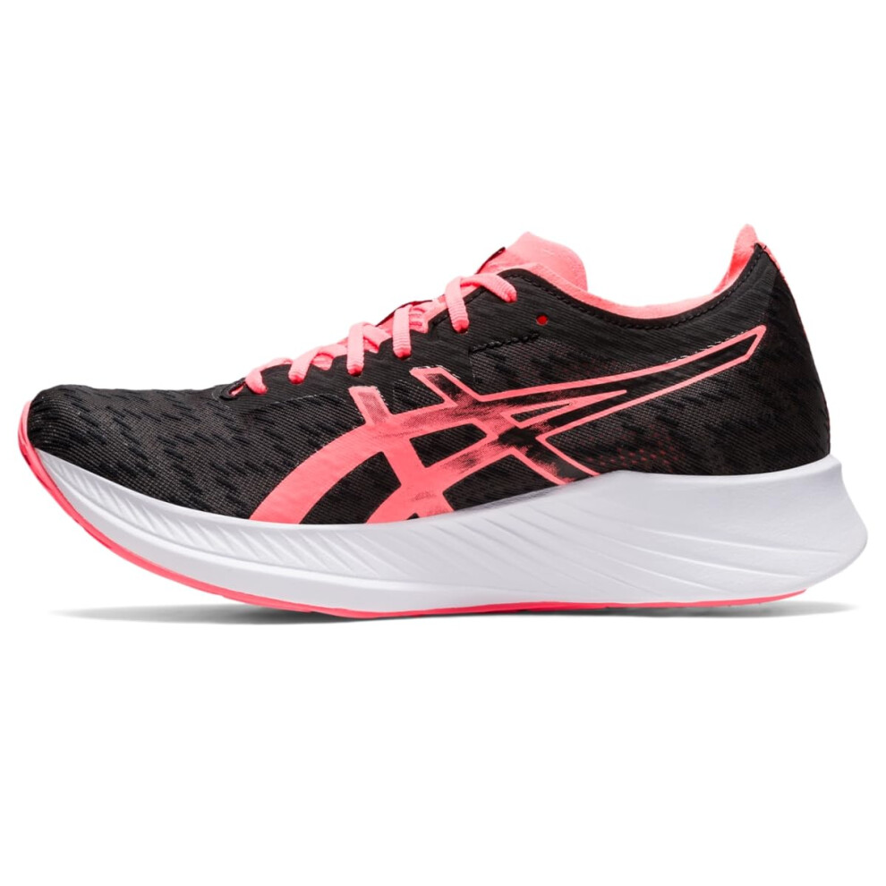 ASICS Women's Magic Speed Running Shoes  8  Black/Blazing Coral