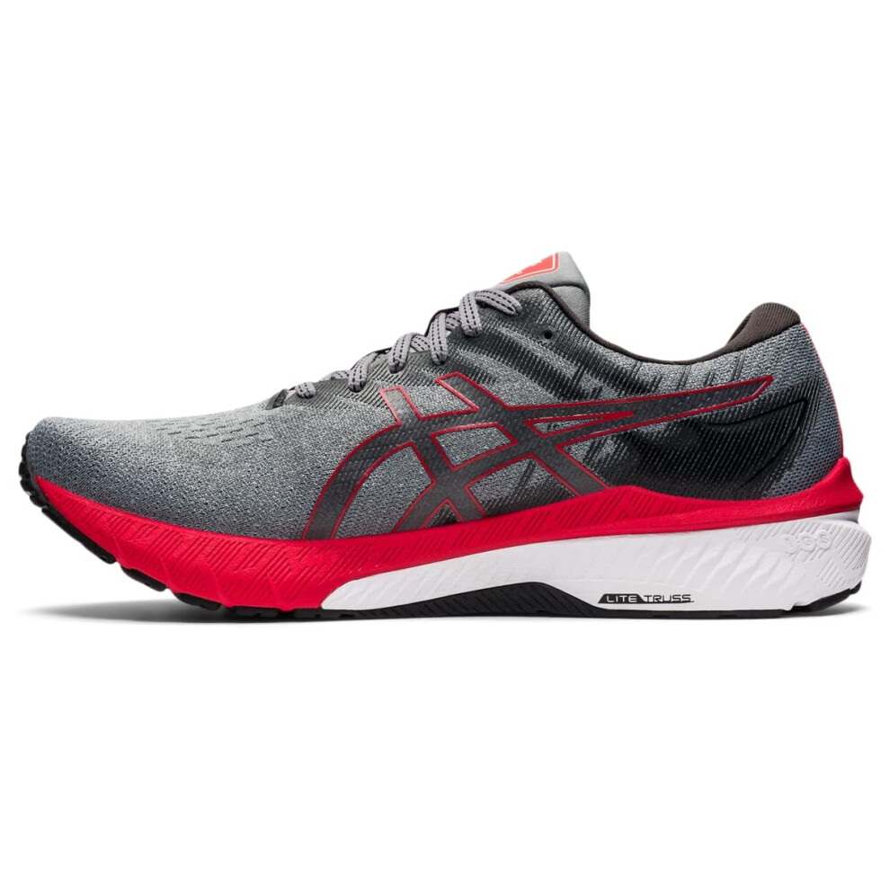 ASICS Men's GT-2000 10 Running Shoes  10  MID Grey/Electric RED