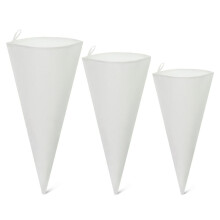 Jennice House Tårtspåse Set, 3 Pack Återanvändbara Tårtdekorationspåsar i 3 Storlekar - 12 tum + 14 tum + 16 tum