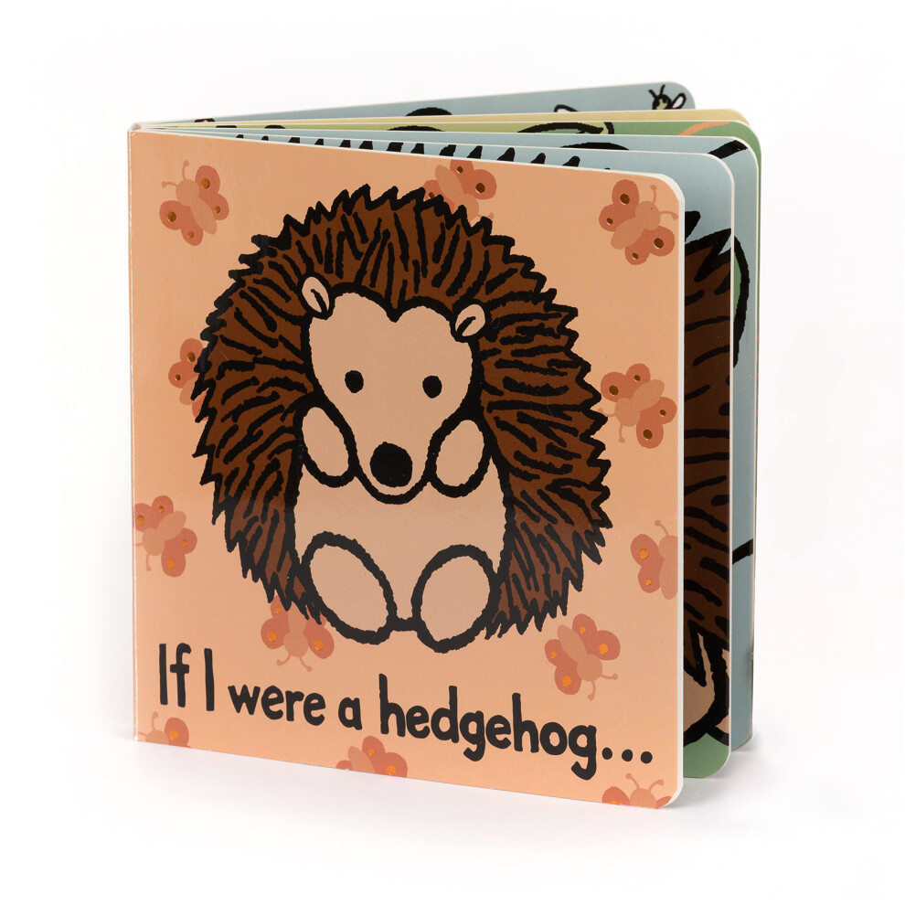 Jellycat If I were A Hedgehog Board Book for Baby