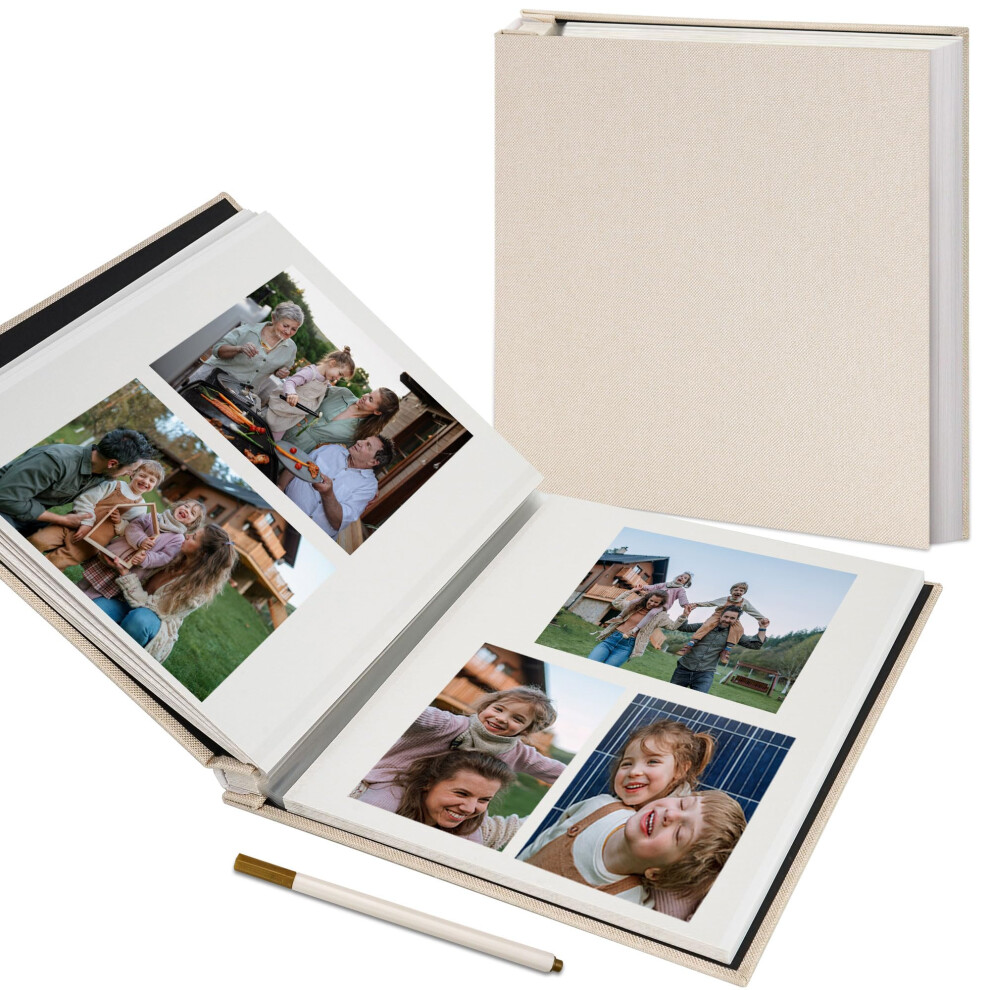 Leopold-Vienna Vienrose Large Photo Album Self Adhesive For 4X6 5X7 8X10 Pictures Scr