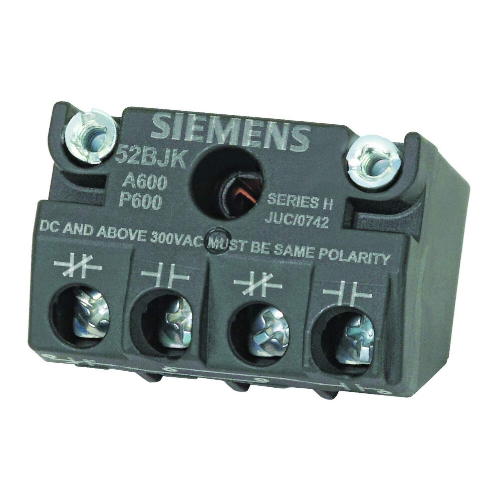 Siemens 52BJK Hazardous Location Touch Safe Contact Block  Gold Flashi