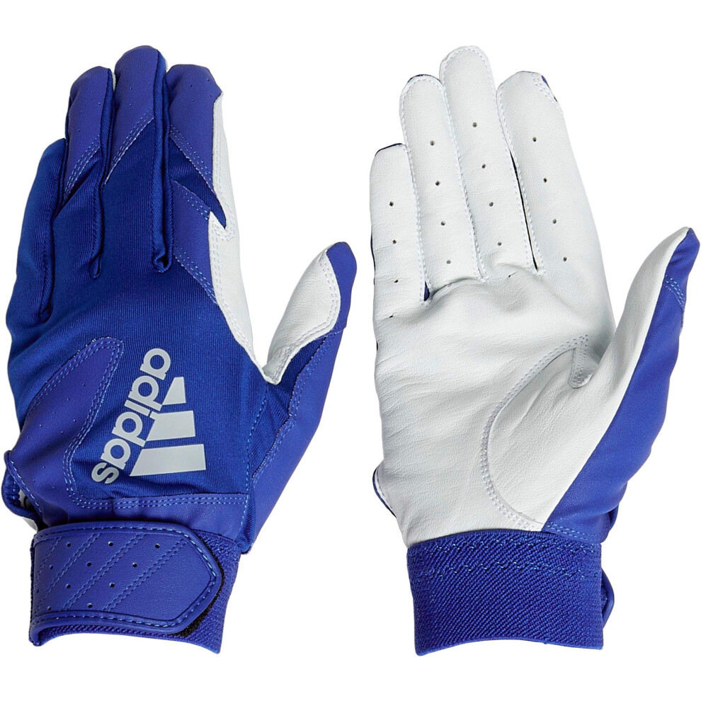 adidas Adult Trilogy Batting Gloves 2019 (Royal  Large)