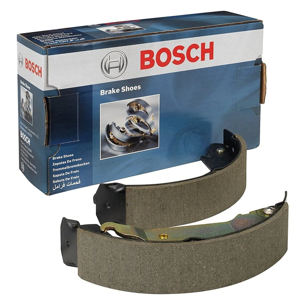 BOSCH BS938 Blue Parking Brake Shoe Set - Compatible With Select Dodge