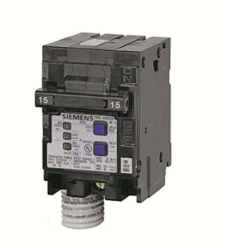 Siemens Q215AFC 2-Pole 120-Volt Combination Type arc Fault Circuit Int