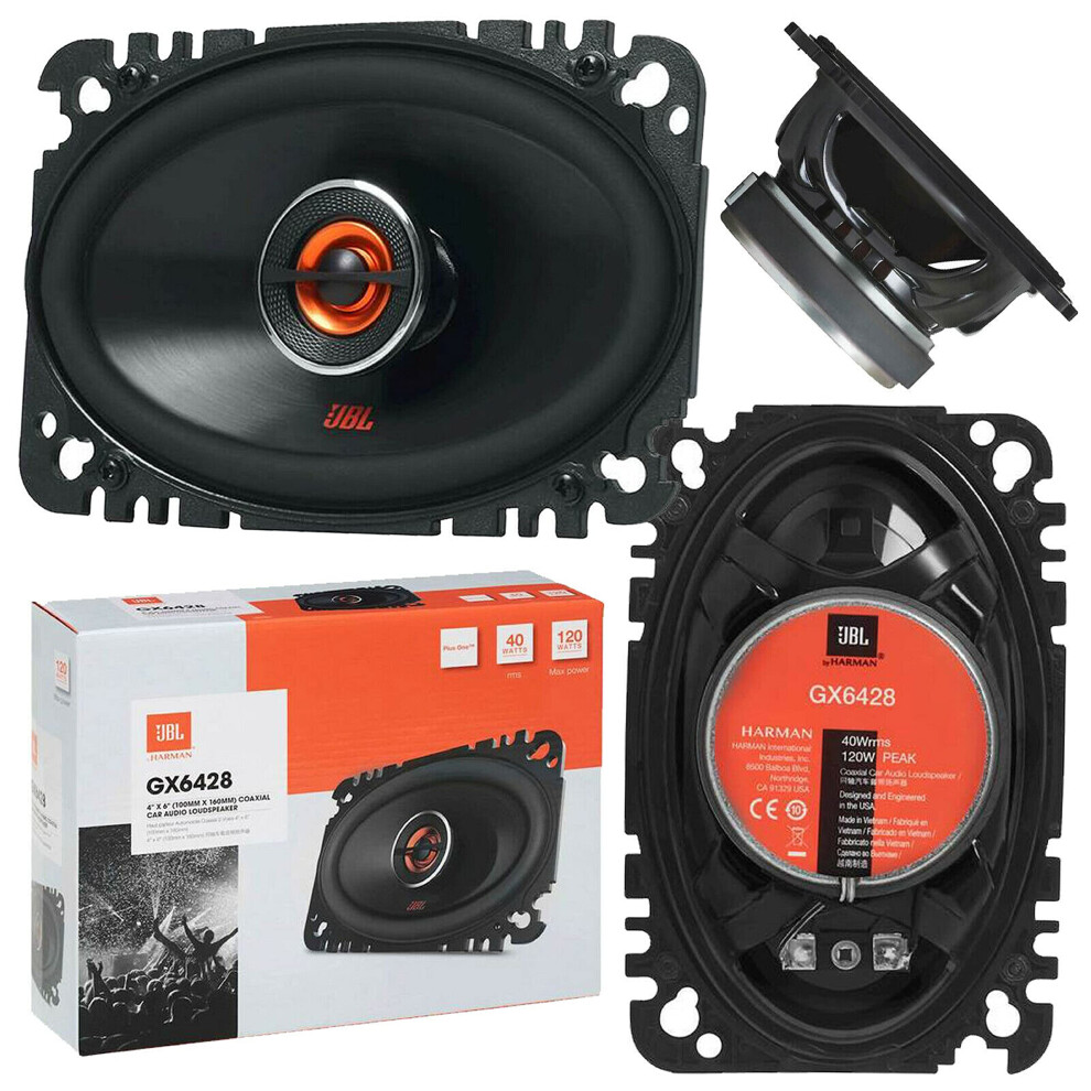 JBL GX642 4"" X 6"" 2-Way GX Series Coaxial Car Loudspeakers