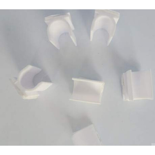 LASSUM 20 Pezzi Supporto Penna Bianco Clip Autoadesivo per Lavagna, Scrivania, Auto 2
