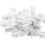LASSUM 20 Pezzi Supporto Penna Bianco Clip Autoadesivo per Lavagna, Scrivania, Auto 2