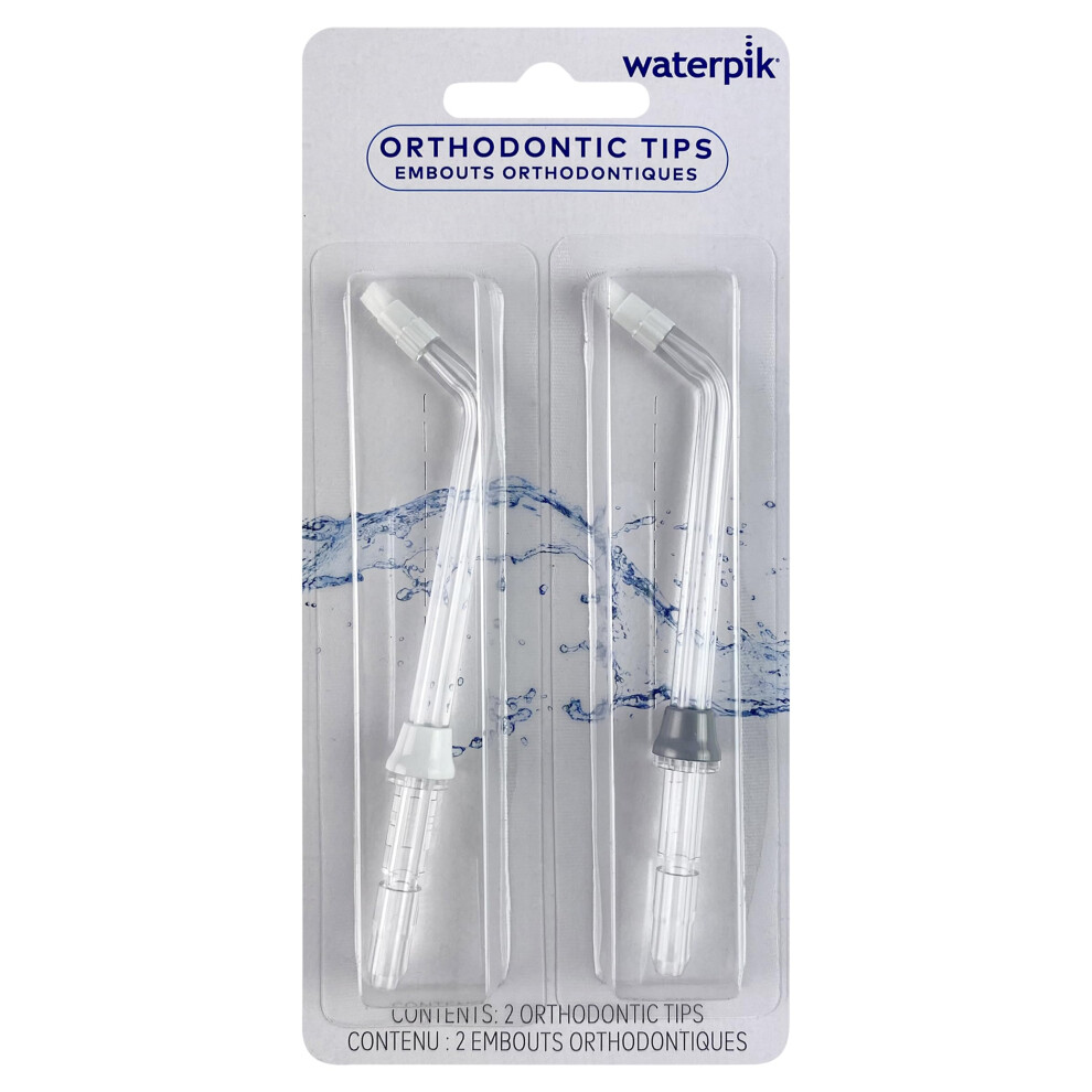 Waterpik Dental Water Jet Orthodontic Replacement Tips (Pack of 2)