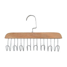 (Primary Colour) Wooden Hanger Space Saving Closet Organizer Sturdy Durable Storage Organizer For Clothes