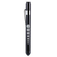 (Black) Professional Pen Light With Pupil Gauge And Ruler Detecor Led Medical Penlight For Nurses Doctors Reusable