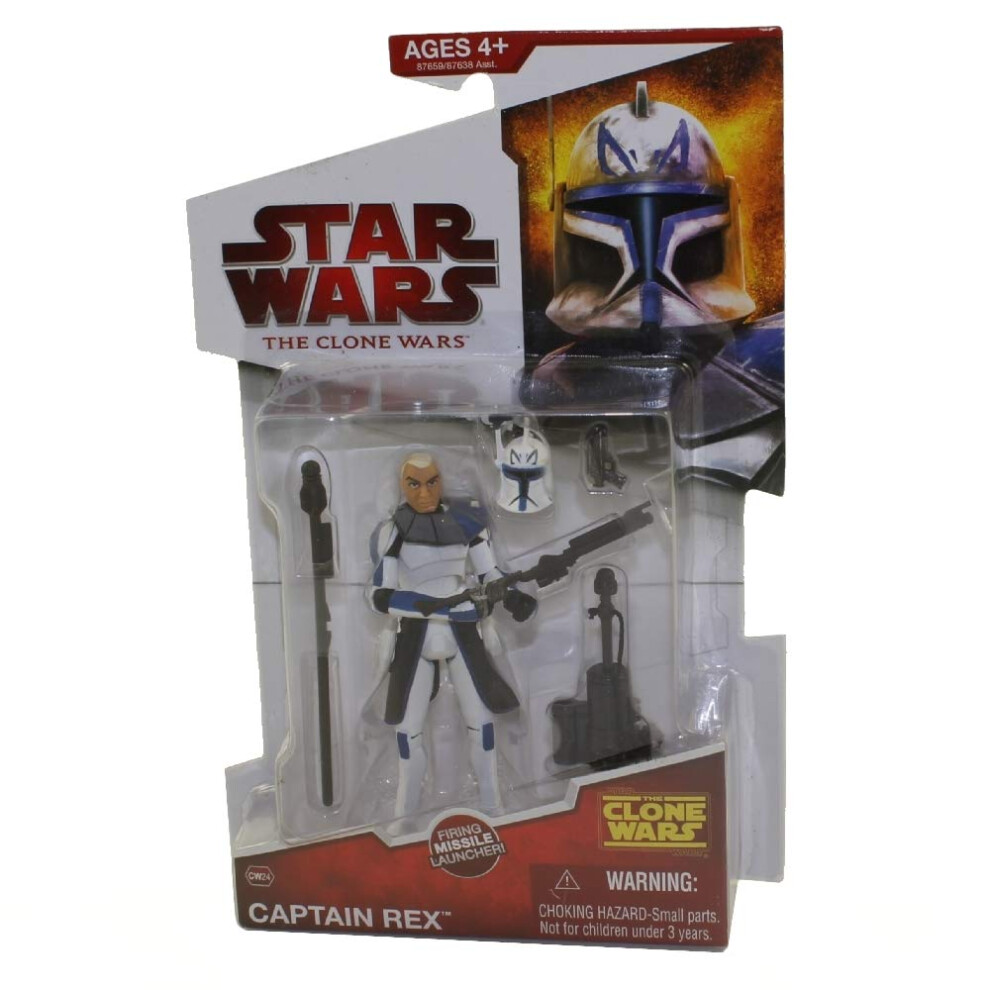 Star Wars The Clone Wars 2009 Series Captain Rex Figure CW24 3.75 Inch