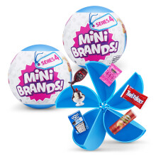 5 Surprise Mini Brands Series 4 av ZURU Amazon Exclusive Mystisk Miniatyr Samlarleksak Kapsel för Barn och Vuxna (Pack om 2)