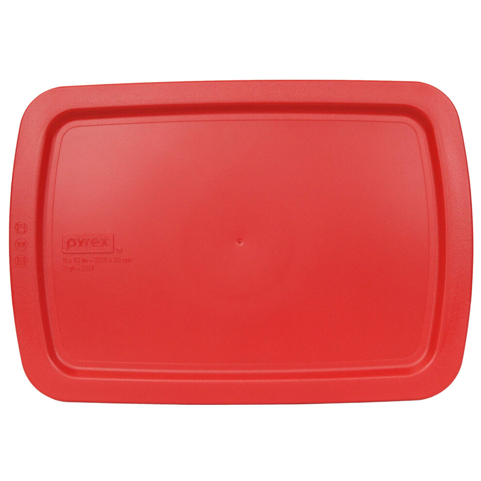 Pyrex C-233-PC 3qt Red Easy Grab Replacement Food Storage Lid (Will NO