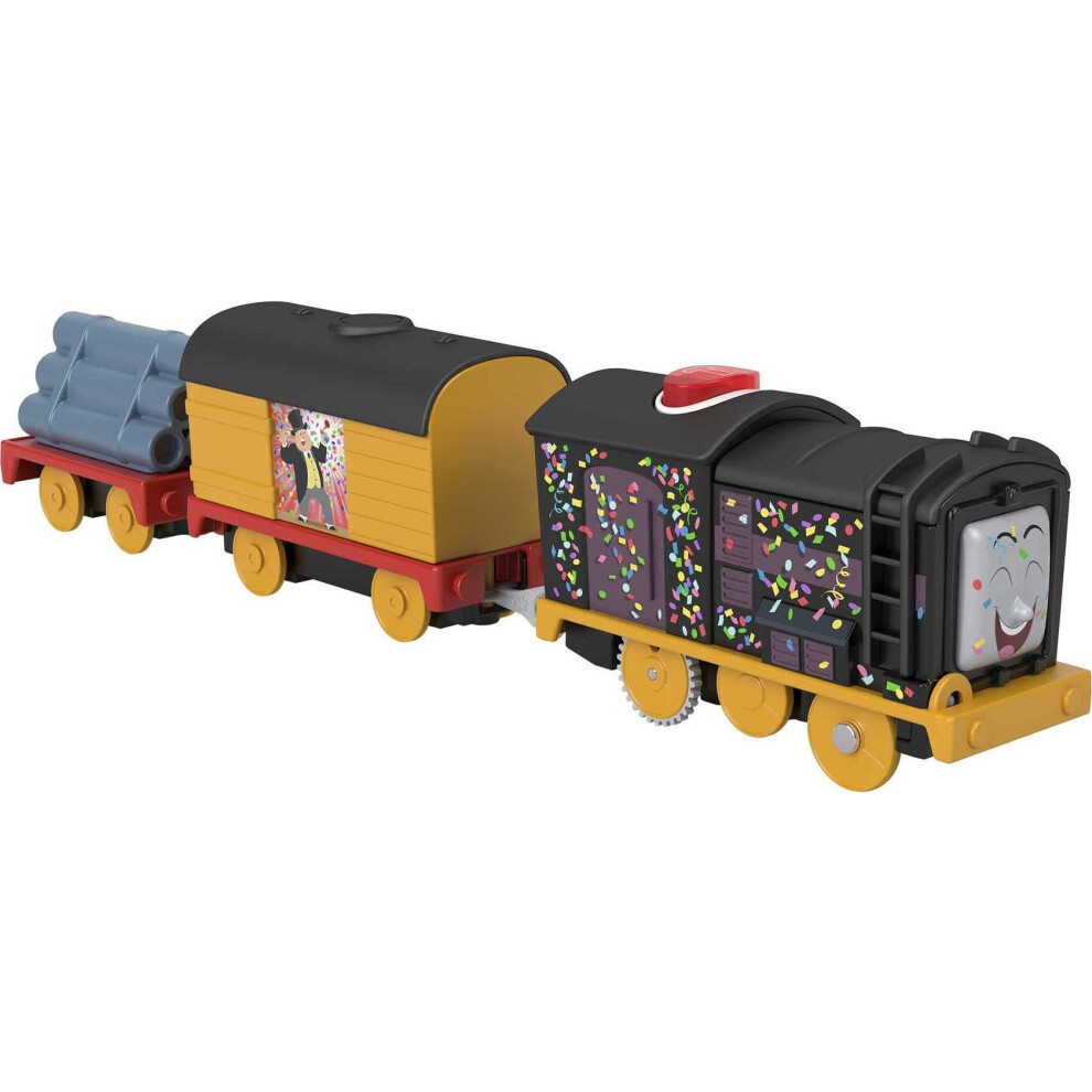 Thomas & Friends Motorized Toy Train Talking Diesel Battery-Powered En