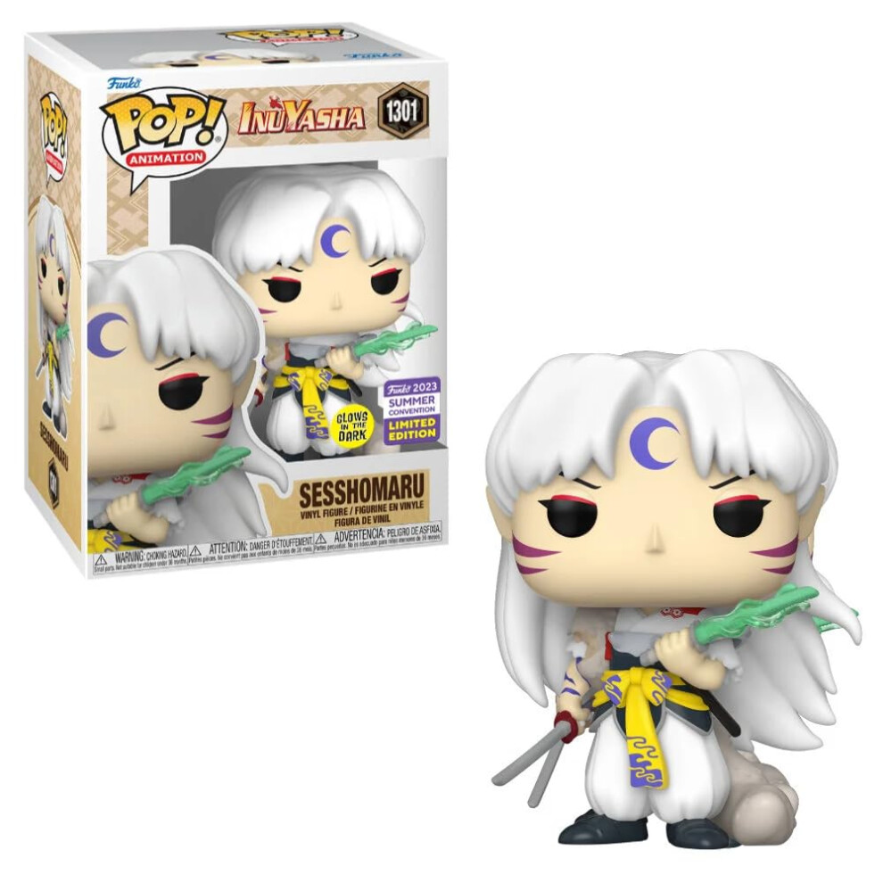 Funko Pop Animation Inuyasha Glow in The Dark Sesshomaru SDCC 2023 Sum