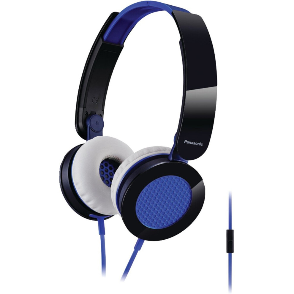 Panasonic RP-HXS200M-A Sound Rush On-Ear Headphones  Blue/Black