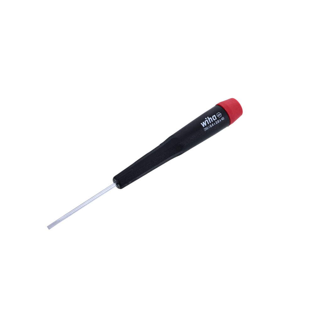 Wiha 96020 Slotted Screwdriver with Precision Handle  2.0 x 40mm