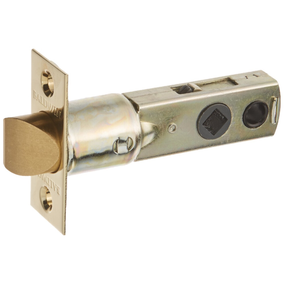 Baldwin 5300 Replacement Latch Lifetime Polished Brass 829846037397