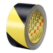 Cinta de Seguridad 3M 5702 Amarillo/Negro, 2 in x 36 yd 5.4 mil (Paquete de 1)