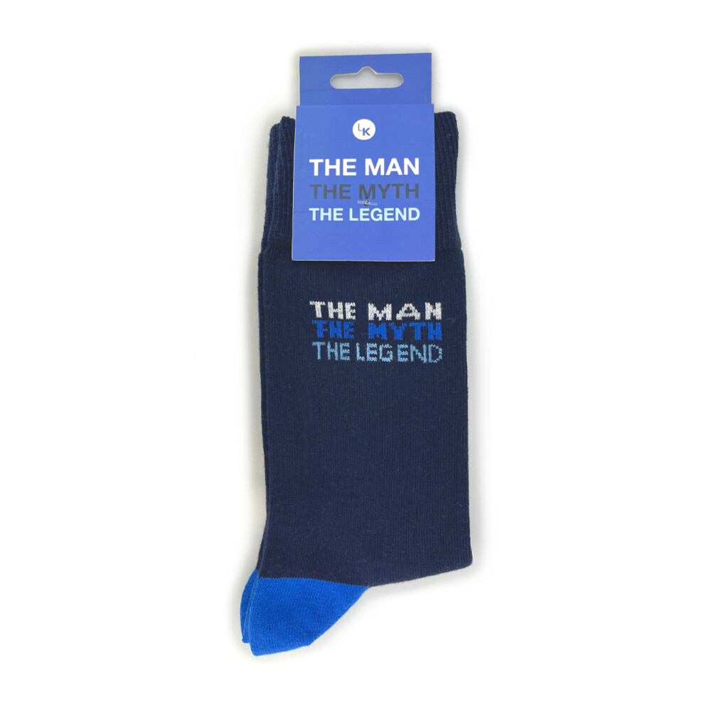 Love Kate's Snazzy Socks The Man, The Myth, The Legend Mens Socks Size 9-11.5 Novelty Sock Not,Specified