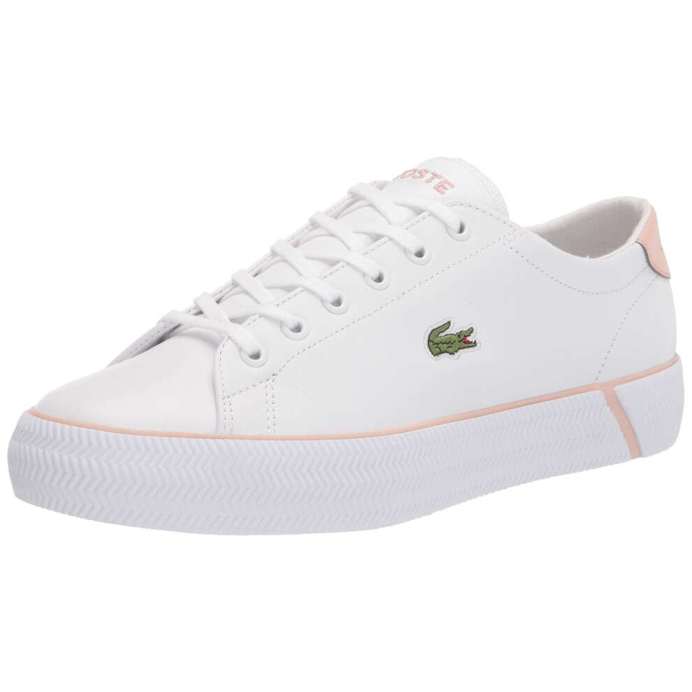 Lacoste womens Gripshot Sneaker  White/Light Pink  7.5 US