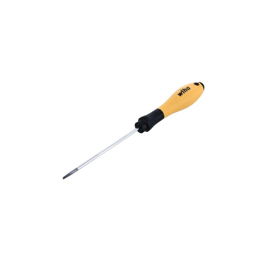 Wiha 30242 Slotted Screwdriver  ESD Safe with SoftFinish Handle  3.0mm