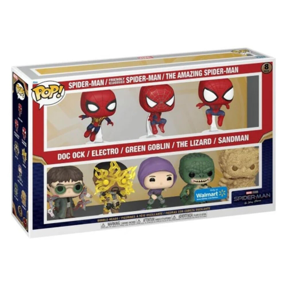 Funko Spider-Man 8 Pack POP! - Marvel - Walmart Exclusive