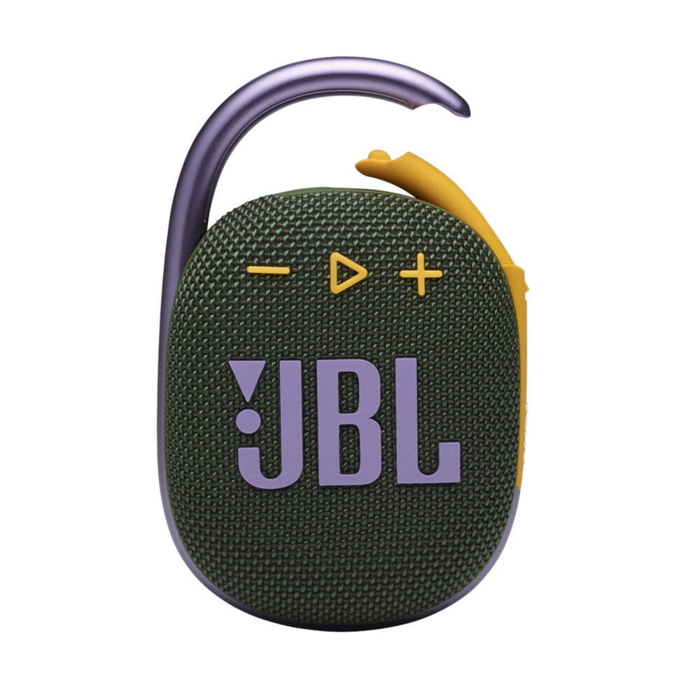 JBL Clip 4  Green - Portable Bluetooth 5.1 Speaker - Up to 10 Hours of