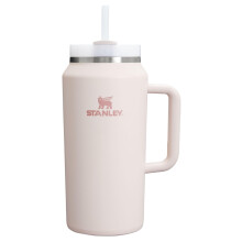 Stanley Quencher H2.0 Tumbler Isotherme Acier Inoxydable avec Couvercle et Paille, 64oz, Rose