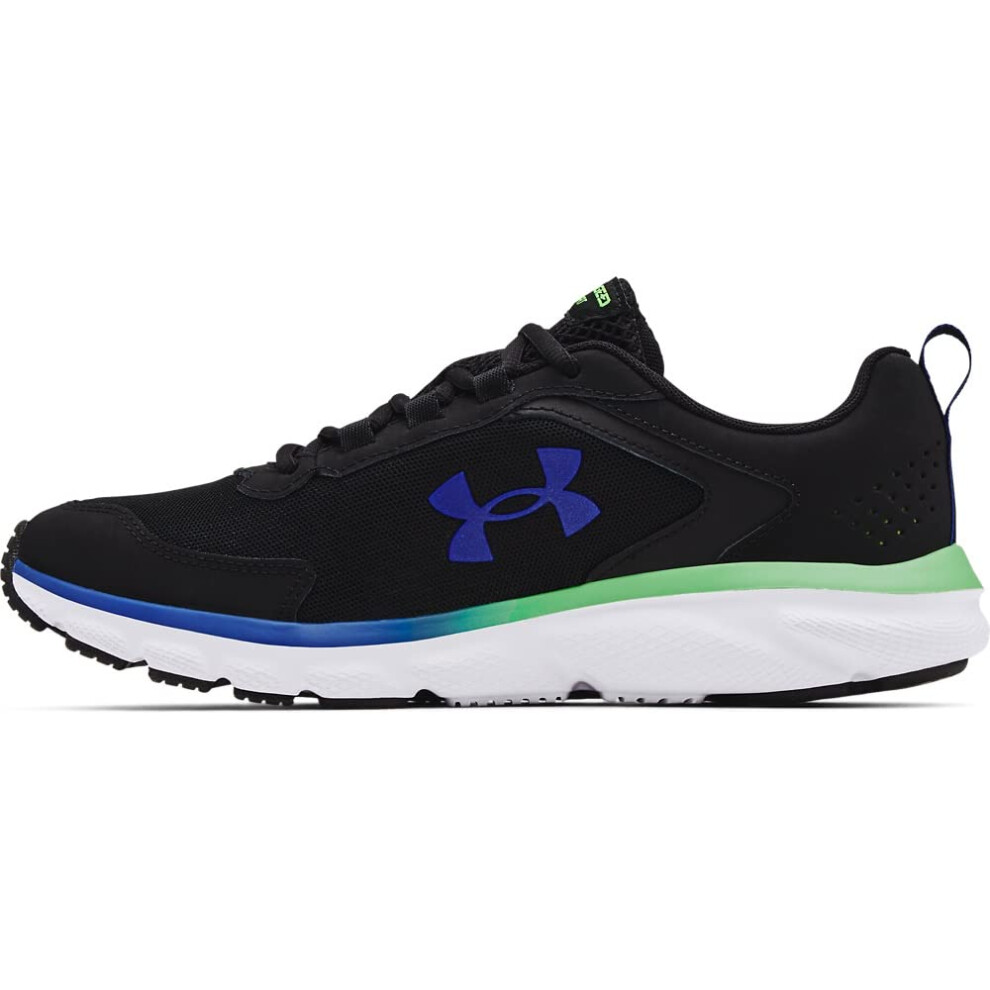 Under Armour Men's Charged Assert 9  Black (004)/White  12 M US