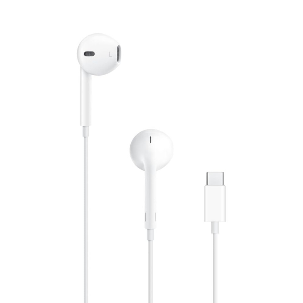 Apple EarPods Headphones with USB-C Plug  Wired Ear Buds with Built-in