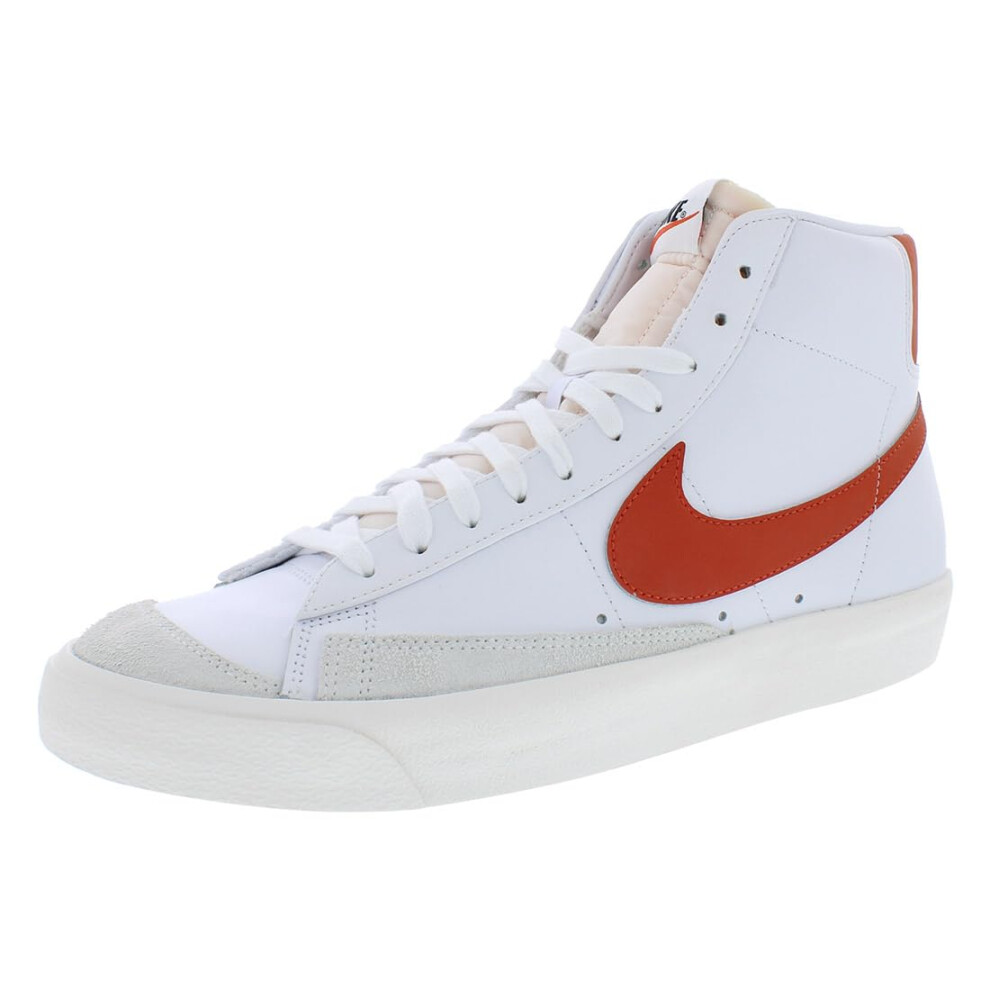 Nike Womens Blazer 77 Mid White/Mantra Orange Size 7