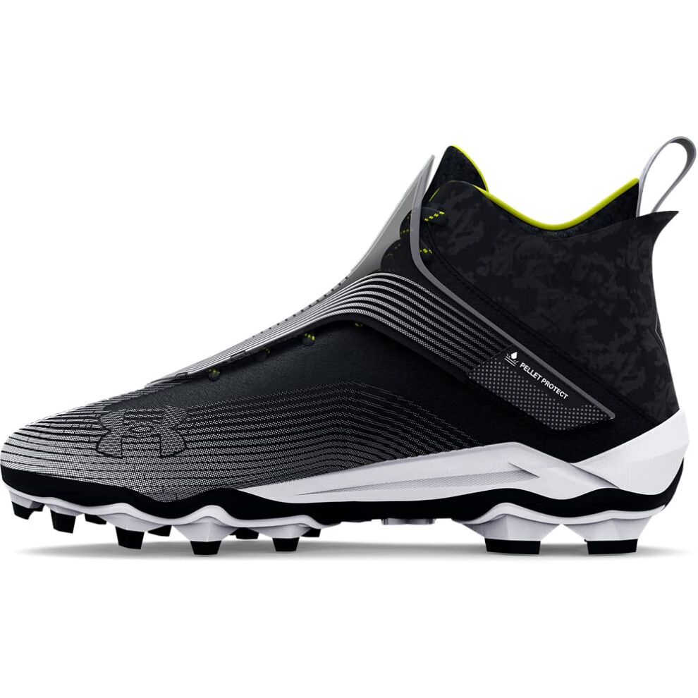 Under Armour Men's Highlight Hammer MC  Black (001)/White  9 Medium US