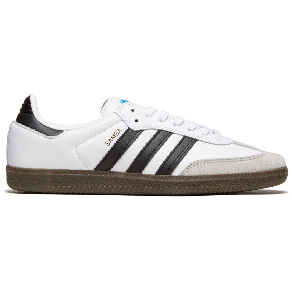 adidas Samba Adv Shoes - White/Core Black/Gum5-9.5